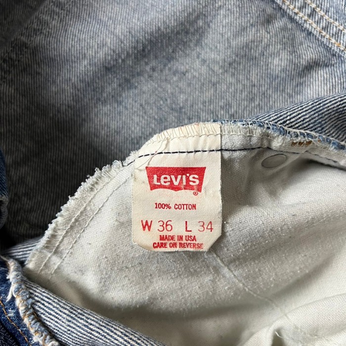 ヒゲ 90s USA製 Levis 550 デニム パンツ 36 34 / 90年代 リーバイス アメリカ製 オールド ジーンズ ジーパン テーパード | Vintage.City 빈티지숍, 빈티지 코디 정보
