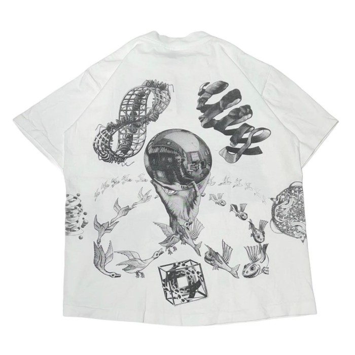 90s T-shirt M.C. Escher  エッシャー　Tシャツ | Vintage.City Vintage Shops, Vintage Fashion Trends