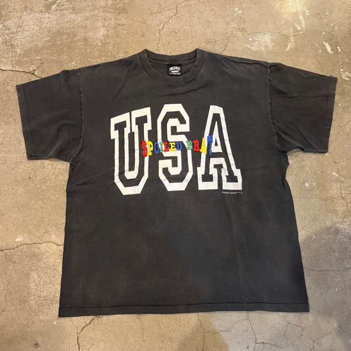 90s SPOILED BRAT print t-shirt(made in USA) | Vintage.City 빈티지숍, 빈티지 코디 정보