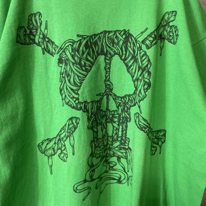 STUSSY 00s skull print T-shirt size L 配送A ステューシー　スカルプリントTシャツ　メキシコ製 | Vintage.City 古着屋、古着コーデ情報を発信