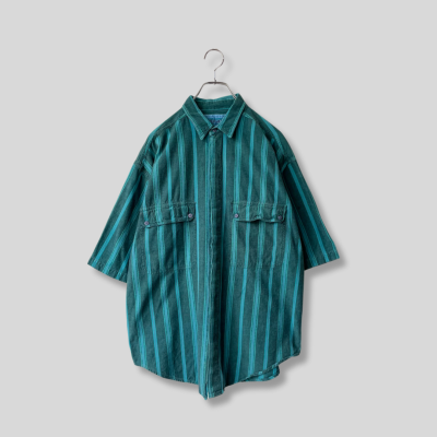 Stripe cotton shirt ストライプシャツ | Vintage.City 빈티지숍, 빈티지 코디 정보