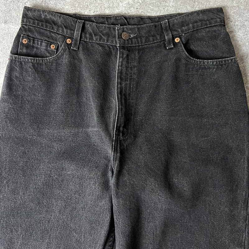 90s USA製 Levis 522 0260 ブラック デニム パンツ 16 / 90年代 ...