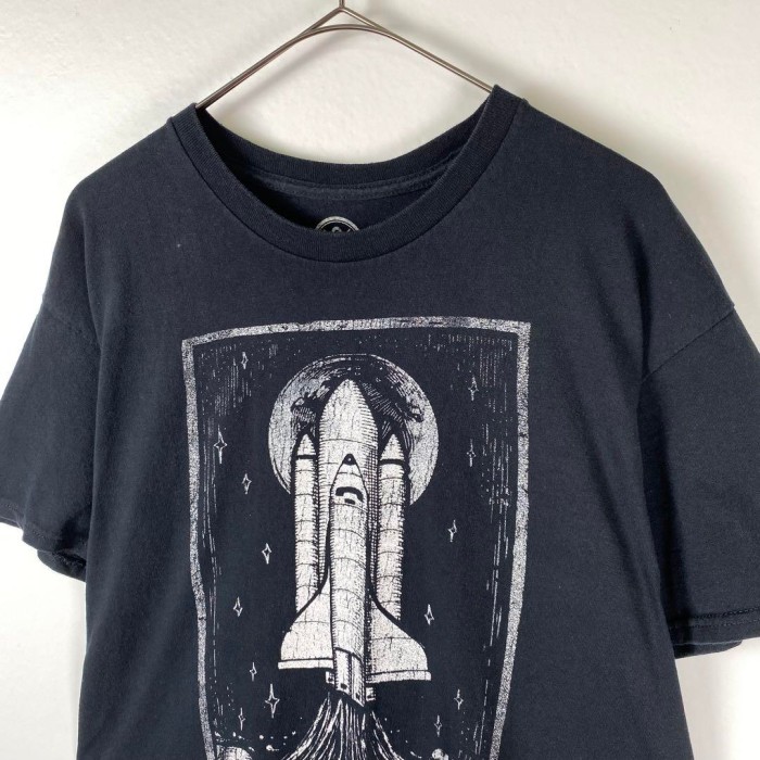 USA古着 Tシャツ スペースシャトル プリント レトロ ブラック L | Vintage.City 古着屋、古着コーデ情報を発信