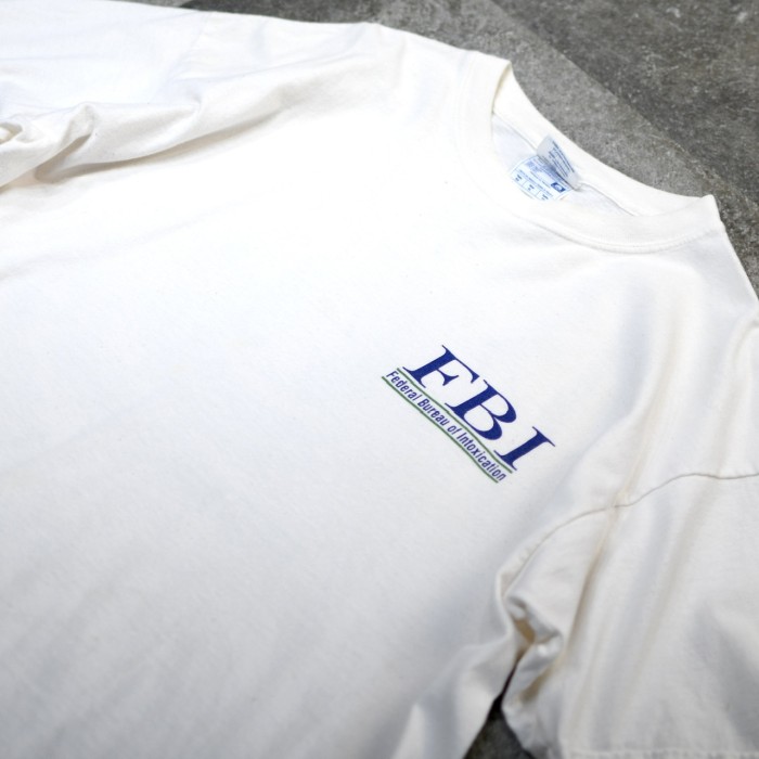 古着 オーバーサイズ FBI プリントTシャツ Tシャツ 白Tシャツ 半袖Tシャツ | Vintage.City 古着屋、古着コーデ情報を発信