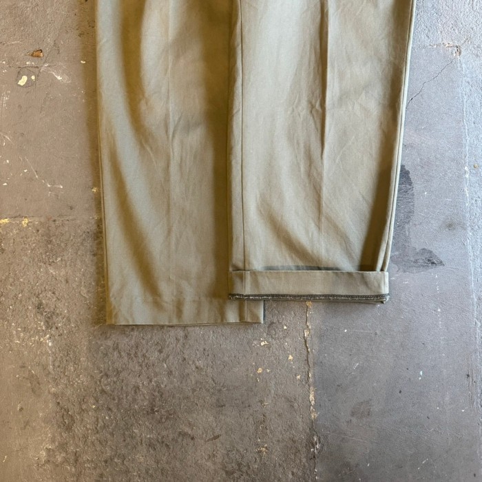 POLO Ralph Lauren ポロラルフローレン cotton 2tuck slacks コットン2タックスラックス | Vintage.City 빈티지숍, 빈티지 코디 정보