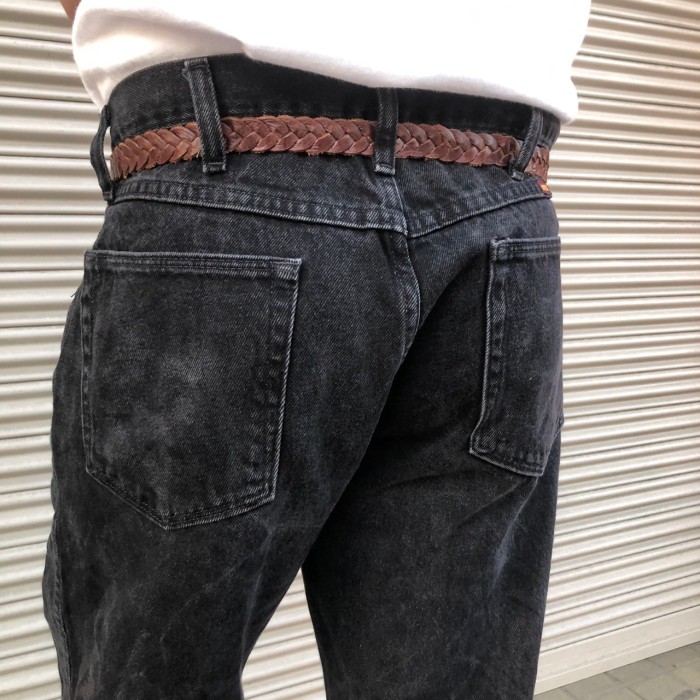 90s Rustler Wrangler ラスラー ラングラー デニムパンツ Black Denim Pants 80s ヴィンテージ ブラックデニム 後染め W36 L32 96cm | Vintage.City Vintage Shops, Vintage Fashion Trends