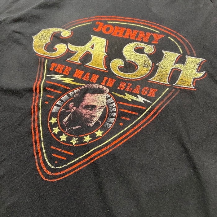 JOHNNY CASH ジョニー キャッシュ フォトプリント バンドTシャツ バンT メンズL | Vintage.City 古着屋、古着コーデ情報を発信