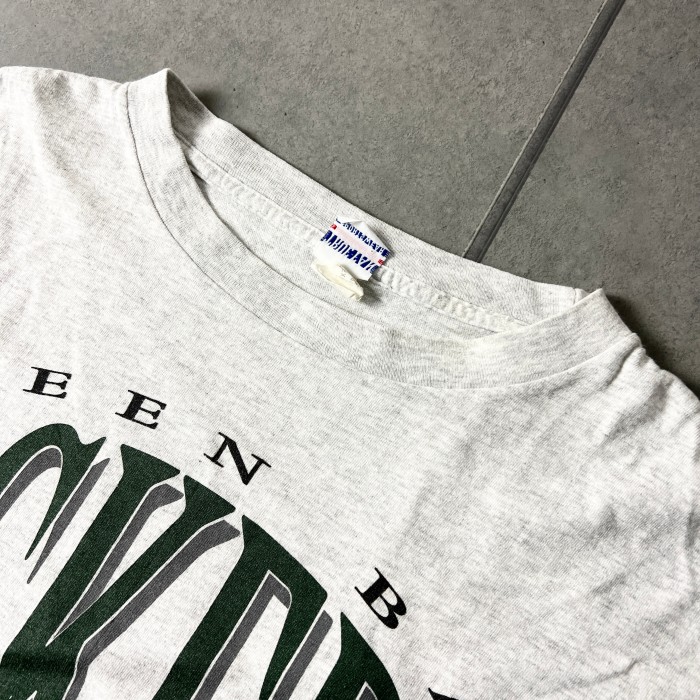 NFL GREEN BAY PACKERS グリーンベイ パッカーズ チームロゴプリントTシャツ シングルステッチ 90S 90'S アメリカ製 MADE IN USA TURE-FUN 杢グレー 2X 11222 | Vintage.City 古着屋、古着コーデ情報を発信