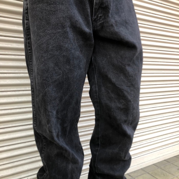 90s Rustler Wrangler ラスラー ラングラー デニムパンツ Black Denim Pants 80s ヴィンテージ ブラックデニム 後染め W36 L32 96cm | Vintage.City 古着屋、古着コーデ情報を発信