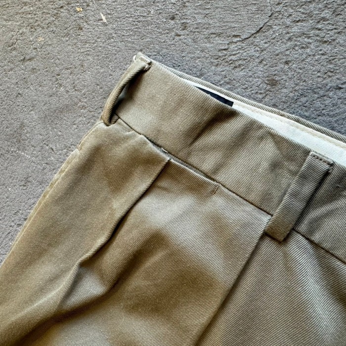 POLO Ralph Lauren ポロラルフローレン cotton 2tuck slacks コットン2タックスラックス | Vintage.City 빈티지숍, 빈티지 코디 정보