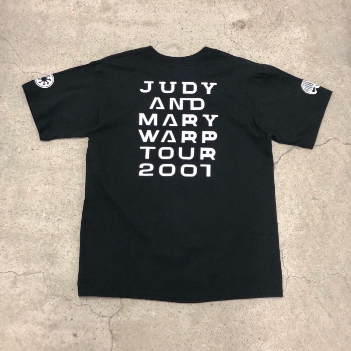 JUDY AND MARY/WARP TOUR 2001 Tee/ファイナルツアー/M/ツアーT/バンT/anvilボディー/ブラック/ジュディマリ/ジュディーアンドマリー/古着/中古 | Vintage.City 빈티지숍, 빈티지 코디 정보