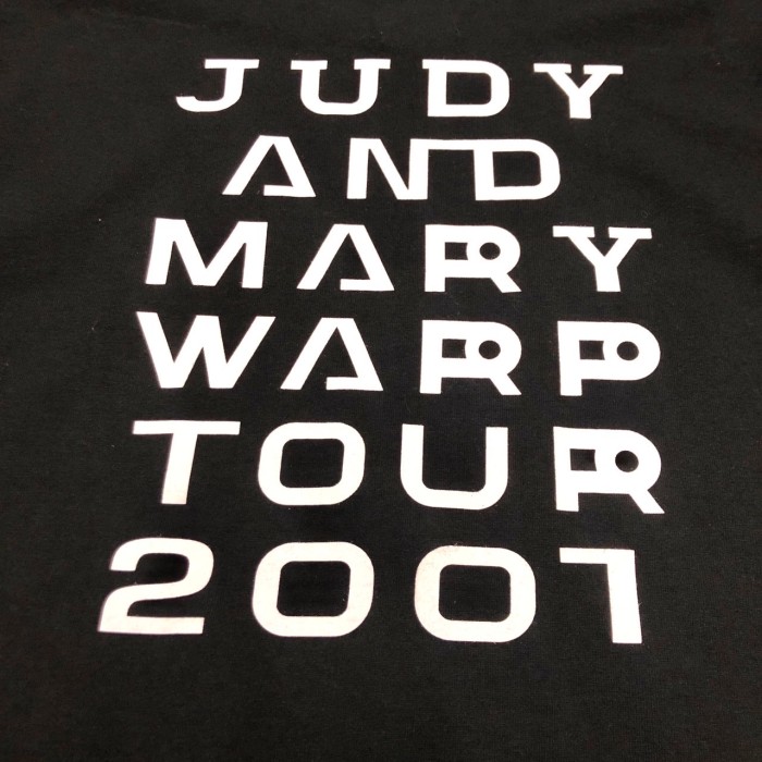 JUDY AND MARY/WARP TOUR 2001 Tee/ファイナルツアー/M/ツアーT/バンT/anvilボディー/ブラック/ジュディマリ/ジュディーアンドマリー/古着/中古 | Vintage.City 古着屋、古着コーデ情報を発信