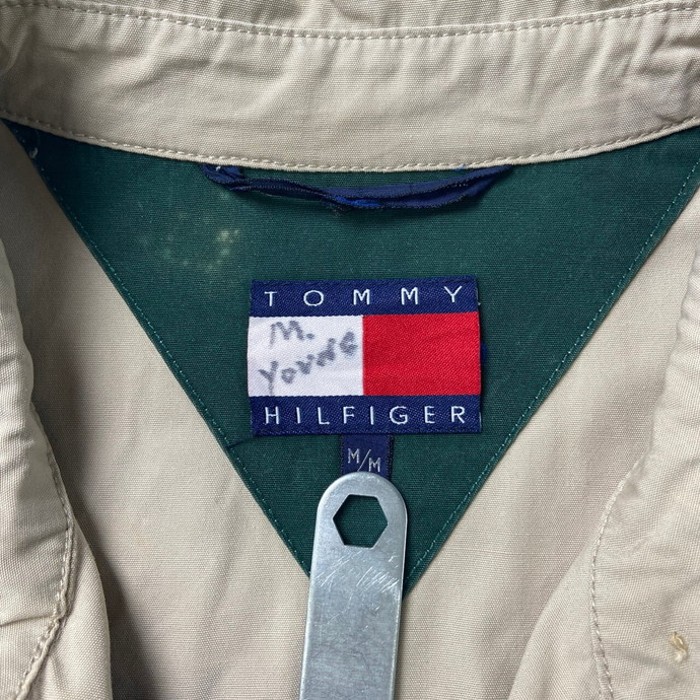 90年代 TOMMY HILFIGER トミーヒルフィガー スイングトップ ボーダー 切り替えデザイン メンズL-XL相当 | Vintage.City 古着屋、古着コーデ情報を発信