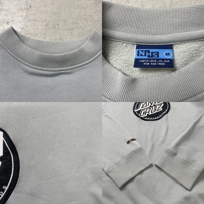 90~00年代 SANTA CRUZ サンタクルーズ ロゴ刺繍 スウェットシャツ メンズXL相当 | Vintage.City 古着屋、古着コーデ情報を発信