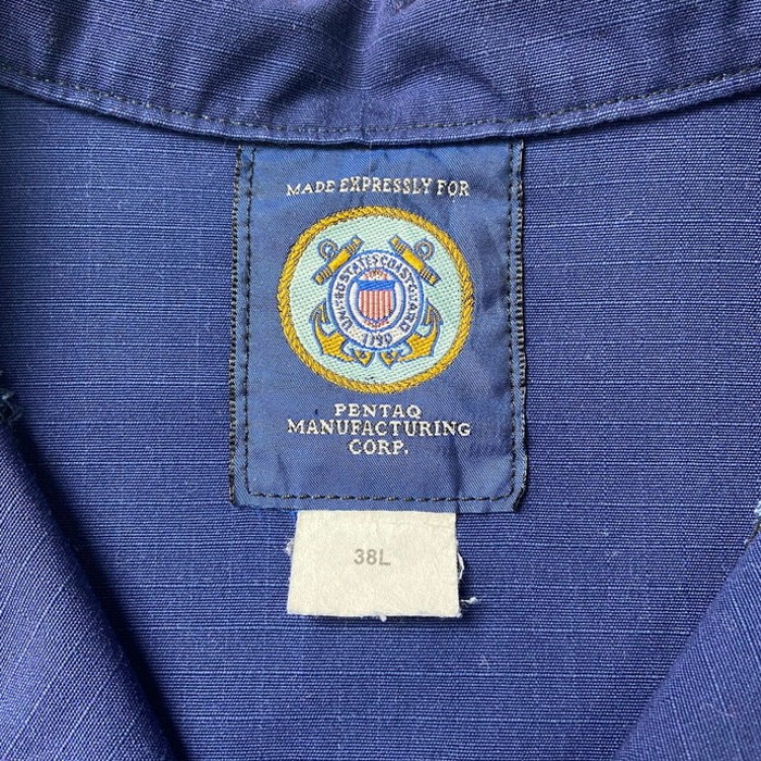 00年代 U.S.COAST GUARD アメリカ沿岸警備隊 BDUジャケット リップストップ メンズXL相当 | Vintage.City 古着屋、古着コーデ情報を発信