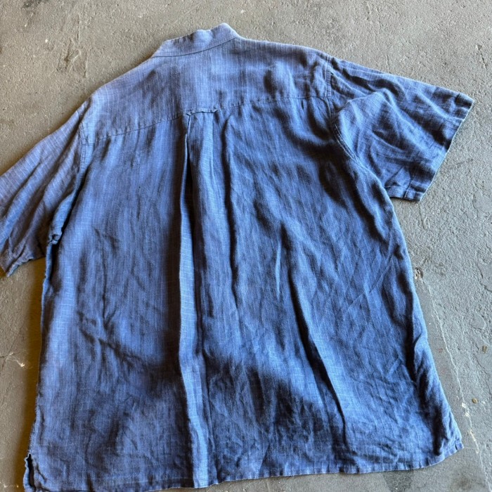 THE TERRITORY AHEAD テリトリーアヘッド linen s/s shirts リネン半袖シャツ | Vintage.City 古着屋、古着コーデ情報を発信