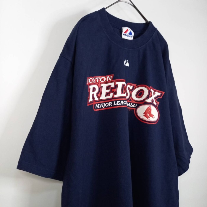 90s　アメリカ製　マジェスティック　MLB　プリント　Tシャツ　半袖　紺　XL | Vintage.City 빈티지숍, 빈티지 코디 정보
