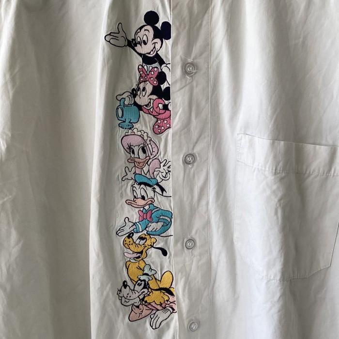 Disney embroidered shirt | Vintage.City 빈티지숍, 빈티지 코디 정보