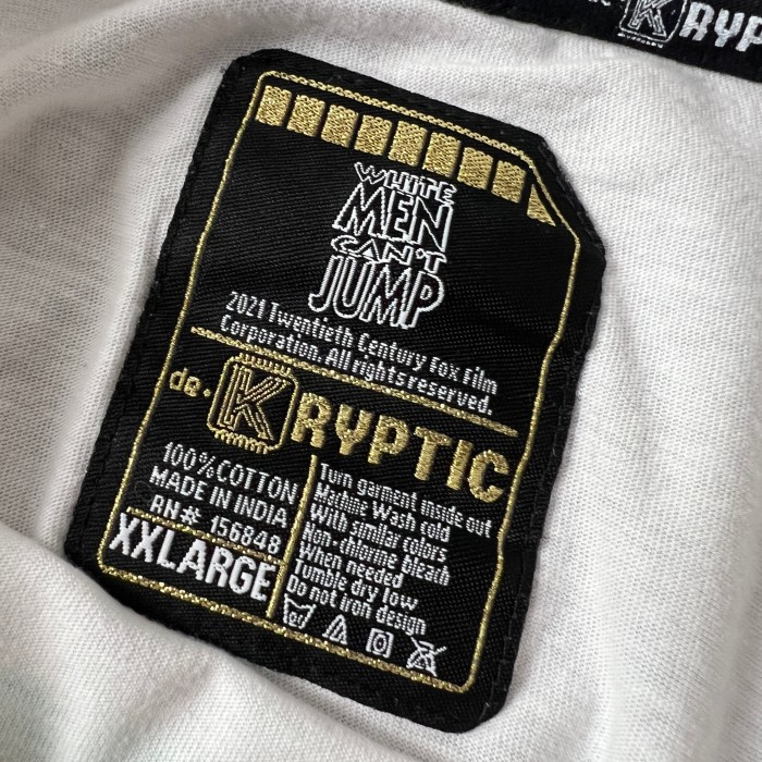 WHITE MEN CAN'T JUMP ハードプレイ ムービー Tシャツ 半袖 RYPTIC ホワイト XXL 10768 | Vintage.City 古着屋、古着コーデ情報を発信