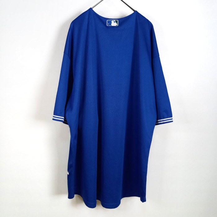 90s　マジェスティック　MLB　ゲームシャツ　半袖　刺繍ロゴ　ブルー　XL | Vintage.City 빈티지숍, 빈티지 코디 정보