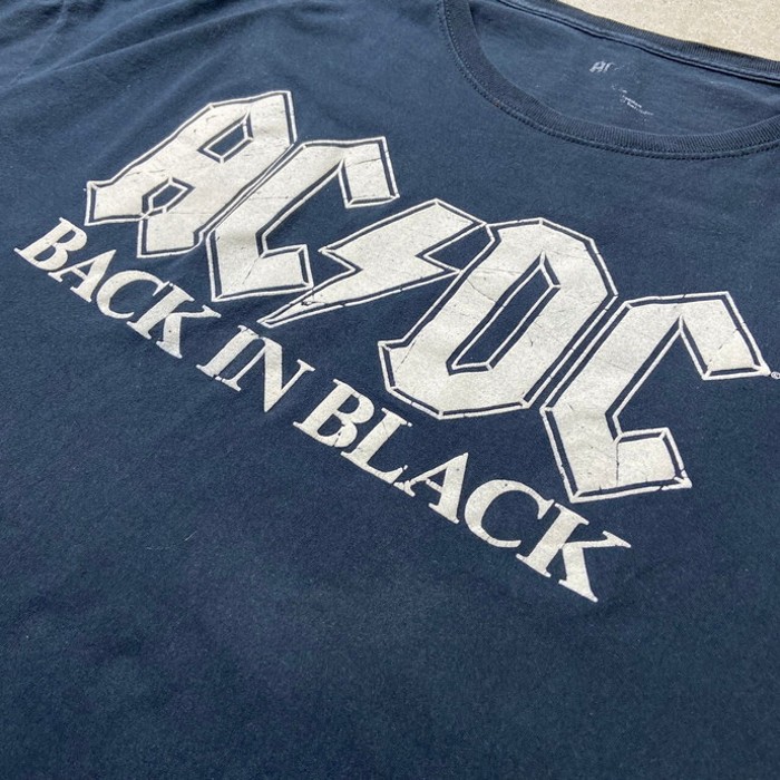AC/DC BACK IN BLACK バンドTシャツ バンT メンズ3XL相当 | Vintage.City 古着屋、古着コーデ情報を発信