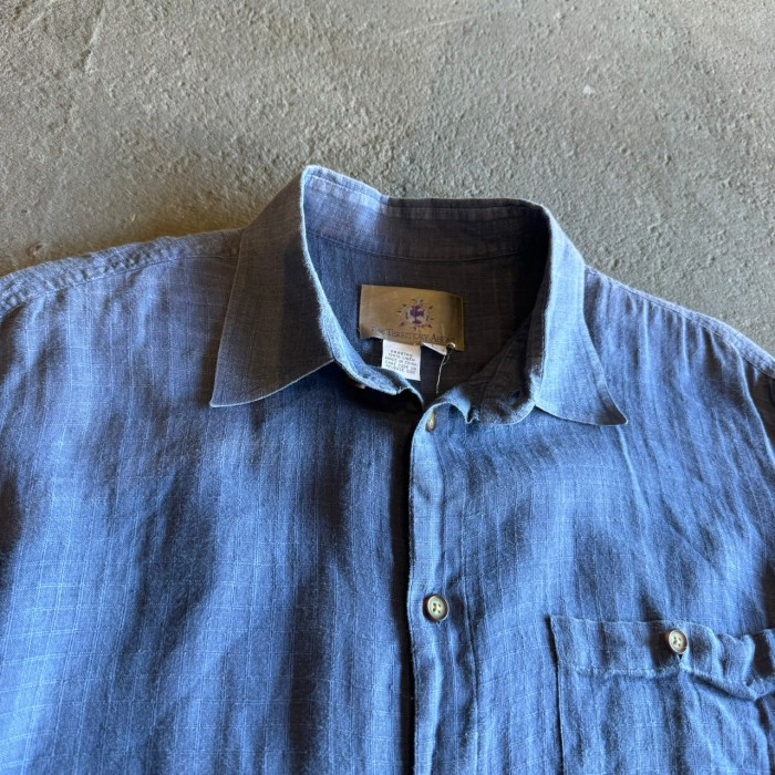 THE TERRITORY AHEAD テリトリーアヘッド linen s/s shirts リネン半袖シャツ | Vintage.City 빈티지숍, 빈티지 코디 정보