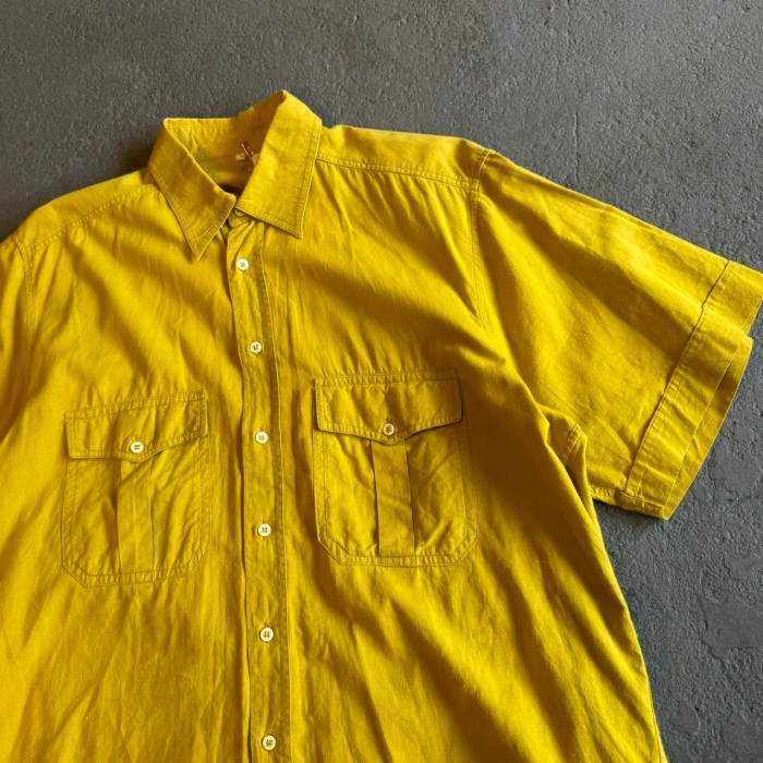cotton work style S/S shirts コットンワークスタイル半袖シャツ | Vintage.City 古着屋、古着コーデ情報を発信