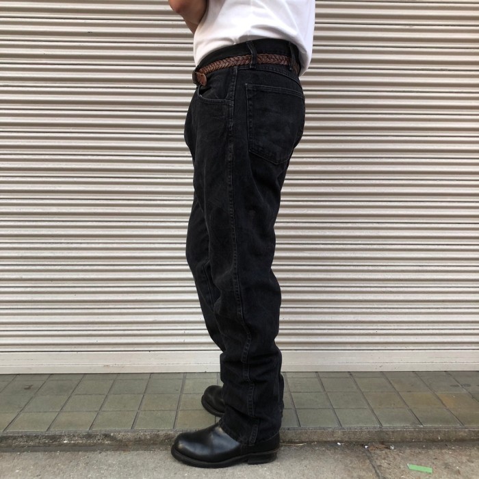 90s Rustler Wrangler ラスラー ラングラー デニムパンツ Black Denim Pants 80s ヴィンテージ ブラックデニム 後染め W36 L32 96cm | Vintage.City Vintage Shops, Vintage Fashion Trends