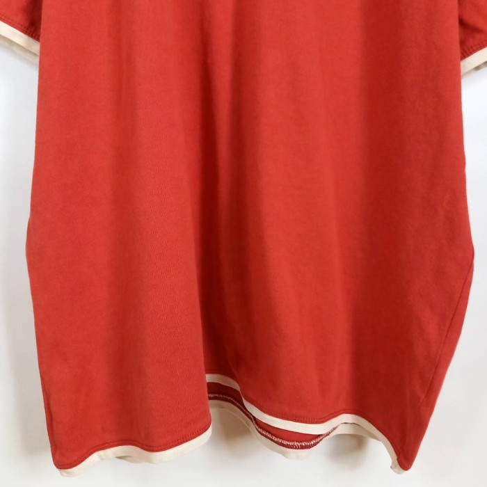 00s　アディダス　Tシャツ　半袖　ビッグロゴ　刺繍　万国旗タグ　レッド　XL | Vintage.City 빈티지숍, 빈티지 코디 정보