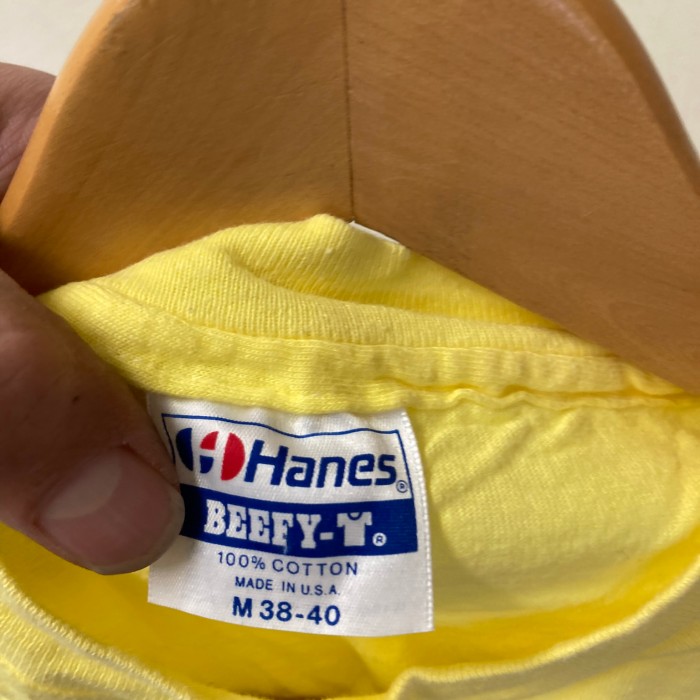90’s USA製　半袖Tシャツ 黄色　M38-40 | Vintage.City 古着屋、古着コーデ情報を発信
