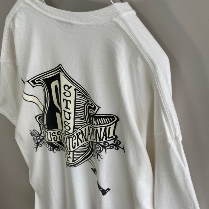 STUSSY メキシコ製 big logo back print T-shirt size XL 配送C ステューシー　バックプリントTシャツ　剣城 | Vintage.City Vintage Shops, Vintage Fashion Trends