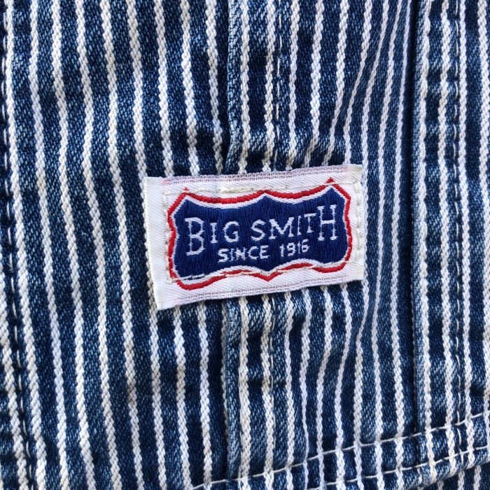 80s USA製 ビッグスミス BIG SMITH アメリカ古着 オーバーオール ビッグサイズ ヒッコリー デニムパンツ 46 ヴィンテージ ワーク 70s | Vintage.City 古着屋、古着コーデ情報を発信