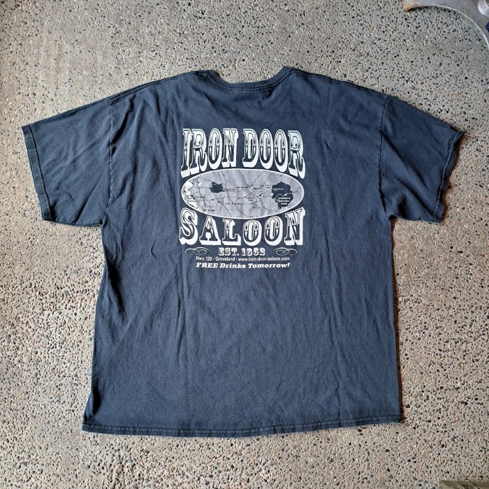 IRON DOOR SALOON 両面プリントTシャツ used [305023] | Vintage.City 빈티지숍, 빈티지 코디 정보