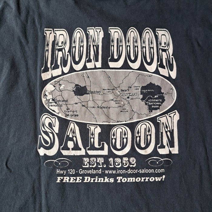IRON DOOR SALOON 両面プリントTシャツ used [305023] | Vintage.City 古着屋、古着コーデ情報を発信
