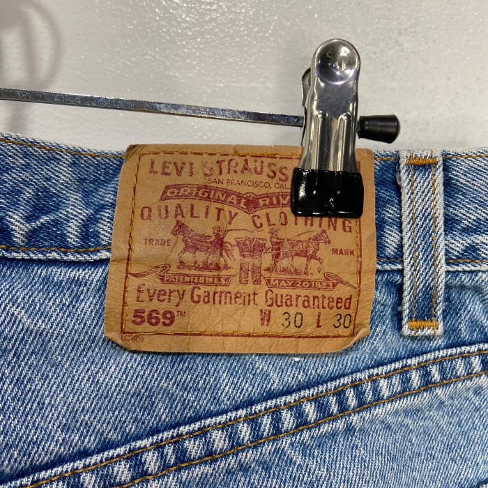 90s USA製 Levi's 569 ワイドストレートデニムパンツ W30 | Vintage.City 古着屋、古着コーデ情報を発信
