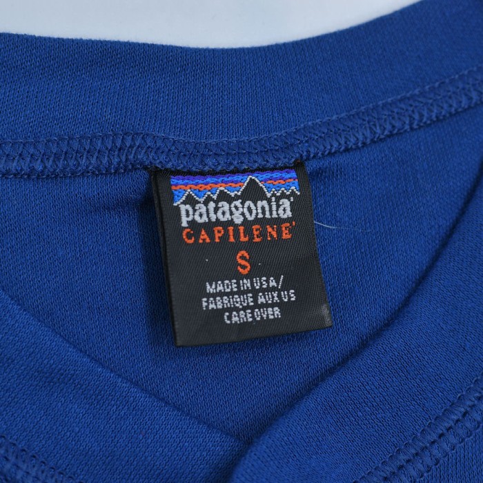 90s アメリカ製 patagonia S6 キャプリーン ベースレイヤー 長袖Tシャツ ヘンリーネック ヴィンテージ アウトドア ビンテージ USA古着 メンズSサイズ | Vintage.City 빈티지숍, 빈티지 코디 정보