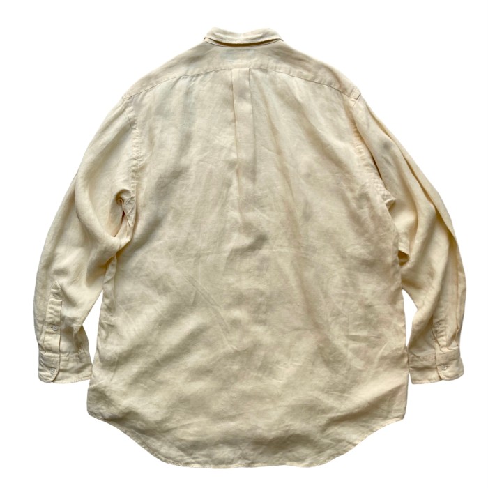 “Polo by Ralph Lauren” Linen L/S Shirt | Vintage.City 古着屋、古着コーデ情報を発信