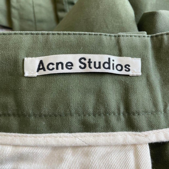 Acne Studios trousers tino pants size 46 配送B  アクネステュデイオス　チノパン　カーキ | Vintage.City 빈티지숍, 빈티지 코디 정보