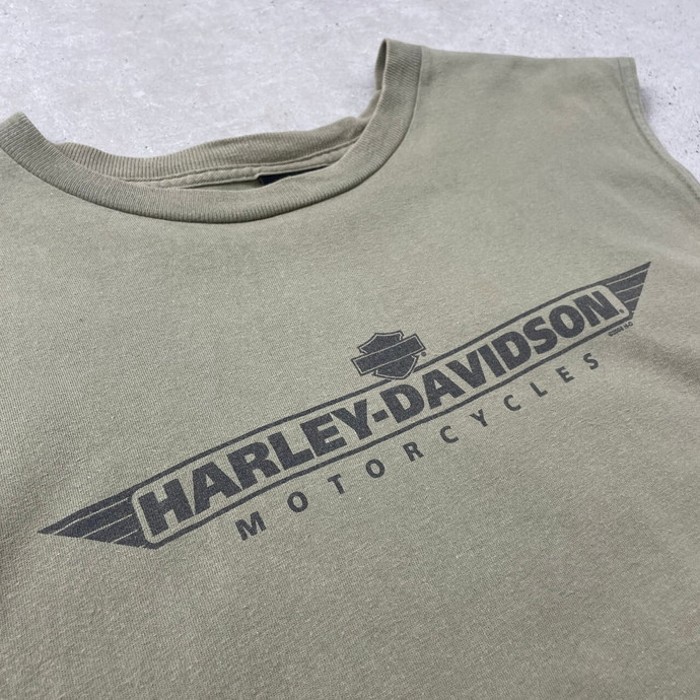 00年代 USA製 Harley-Davidson ハーレーダビッドソン 両面プリント ノースリーブTシャツ メンズXL | Vintage.City 빈티지숍, 빈티지 코디 정보