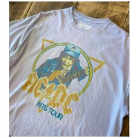 ACDC コピーライト オフィシャル バンドt 1976 ツアーTシャツ XL | Vintage.City 빈티지숍, 빈티지 코디 정보