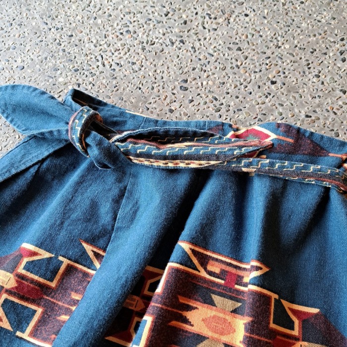 アメリカ製 オルテガ柄巻きスカート used [305040] | Vintage.City 빈티지숍, 빈티지 코디 정보