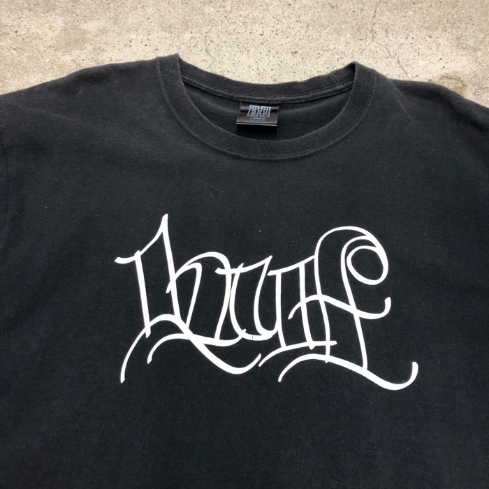 HUF × ERIC HAZE/Logo print Tee/L/ロゴプリントT/Tシャツ/ブラック/エリックヘイズコラボ/ハフ/ストリート/古着/中古 | Vintage.City 古着屋、古着コーデ情報を発信