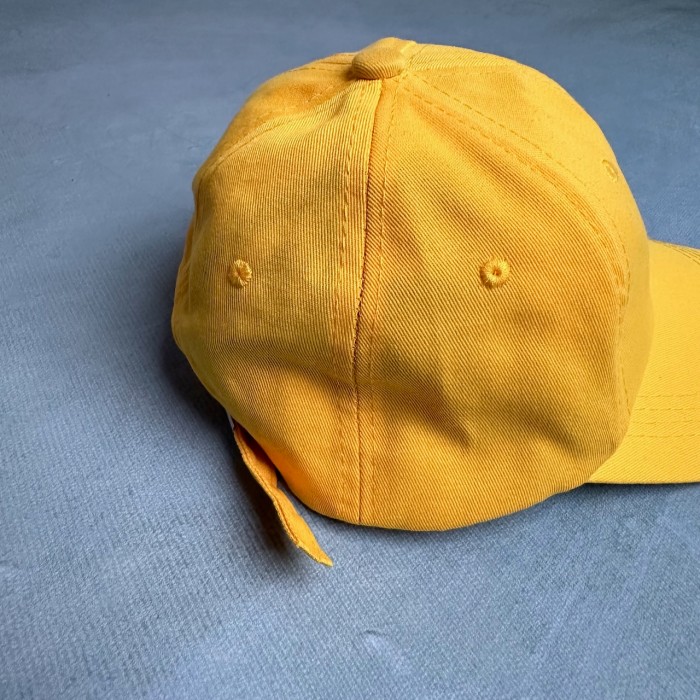 ニコちゃん　スマイル　フリーサイズ　帽子　キャップ　黄色 | Vintage.City 古着屋、古着コーデ情報を発信
