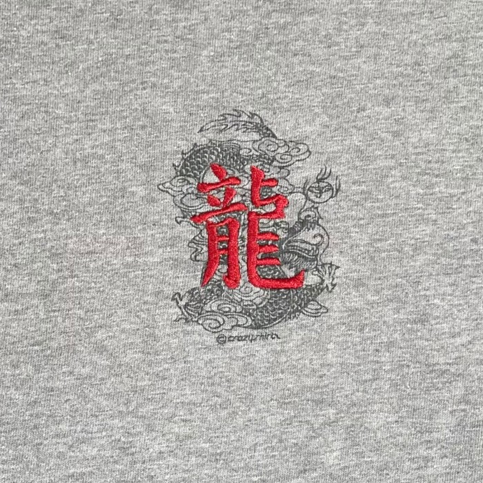 90's “龍” Embroidery × Print Tee「crazy shirts」 | Vintage.City 빈티지숍, 빈티지 코디 정보
