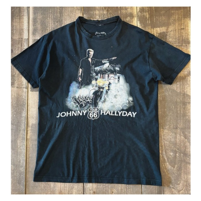 アーティストTシャツ ジョニー・アリディ tour66 半袖 Tシャツ | Vintage.City 빈티지숍, 빈티지 코디 정보