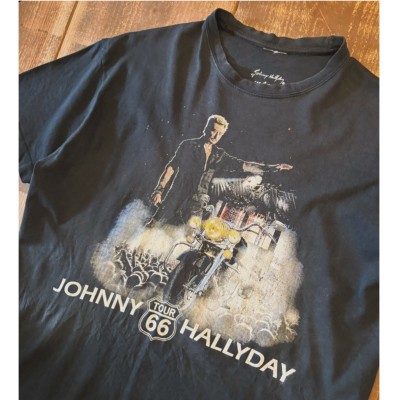 アーティストTシャツ ジョニー・アリディ tour66 半袖 Tシャツ | Vintage.City 빈티지숍, 빈티지 코디 정보