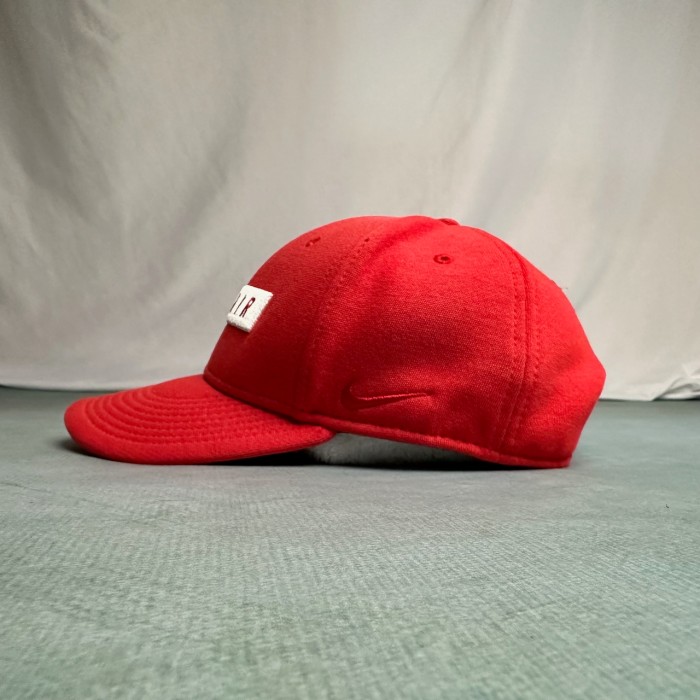 NIKE AIR　スウォッシュロゴ　フリーサイズ　キャップ　帽子　赤 | Vintage.City 古着屋、古着コーデ情報を発信