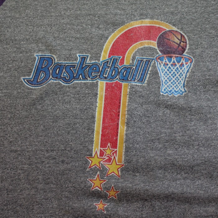 1980's Basket Ball Raglan Sleeve Tee / 1980年代 バスケットボール ラグラン Tシャツ XL | Vintage.City Vintage Shops, Vintage Fashion Trends