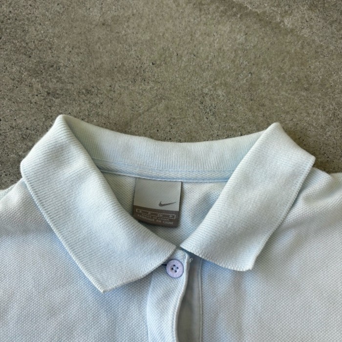クロップド丈 ポロシャツ 水色 半袖 | Vintage.City 古着屋、古着コーデ情報を発信