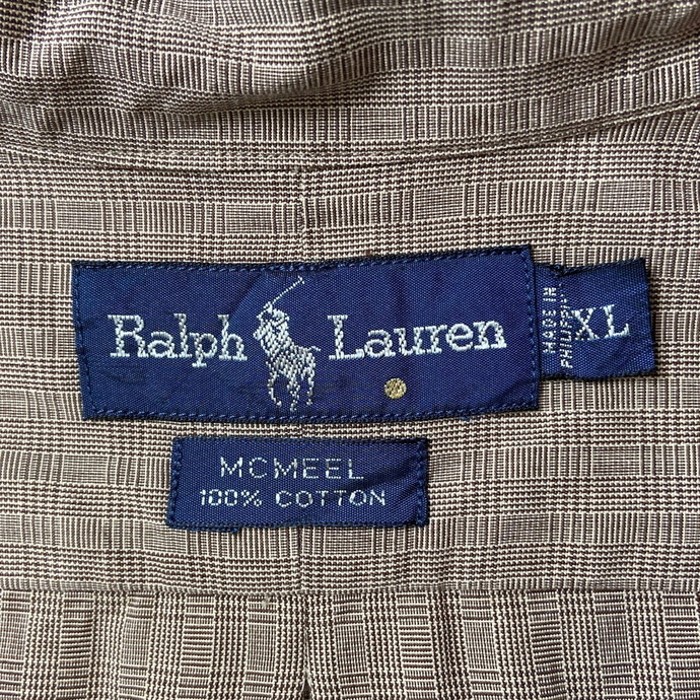 90年代 Ralph Lauren ラルフローレン MCMEEL チェックシャツ マチ付き メンズ2XL相当 | Vintage.City 古着屋、古着コーデ情報を発信
